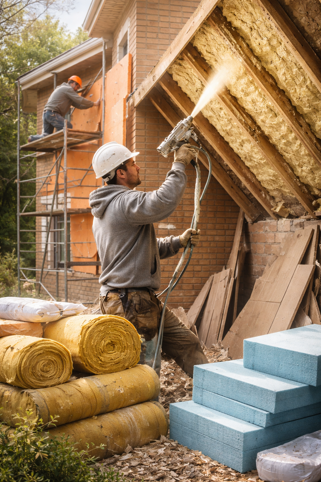 Утепление домов в Спасске-Дальнем под ключ от 4346 руб/м2 | Профессионально — ТепломастерСпс